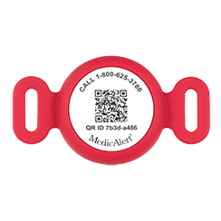 QR Code Medical ID Tag without Location Tracker